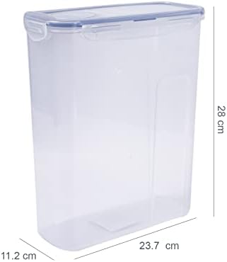 LOCK & LOCK LocknLock Easy Essentials Rectangular Food Storage Container With Flip Top Lid -18.1-Cup, Clear - Image 7