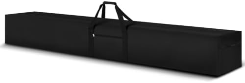 1 Pcs 83 x 12 x 8 Inch, 132 L Large Storage Duffle Bag Black by Hubeii