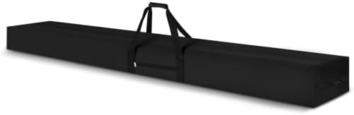 1 Pcs 96 x 8 x 4 Inch, 50 L Large Storage Duffle Bag Black by Hubeii