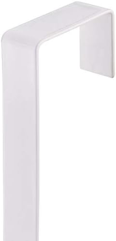 MyGift 3 Tier Over Door Towel Holder White Metal Bathroom Drying Rack - Image 5