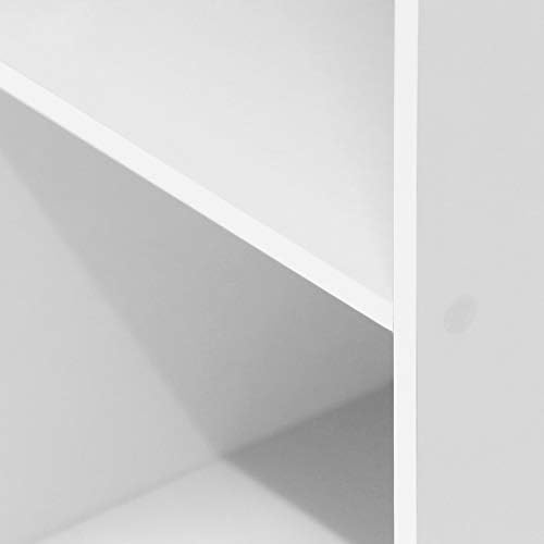 Furinno LUDER 3-Cube Book Shelf, Kids Bookshelf, Toy Storage, White - Image 7