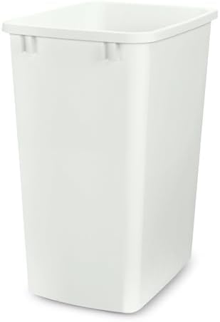 Rev-A-Shelf Double Pullout Garbage Trash Cans for Kitchen Cabinets, 35 Qt by Rev-A-Shelf