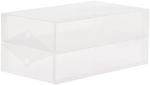 Whitmor Clear Vue Boot Box - Heavy Duty Stackable Boot Storage - (Set of 2) - Image 3