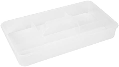 Tosnail 10-Inch 2 Layers Clear Plastic Craft Organizer Box Storage Container for Sewing, Painting, Arts - Image 5
