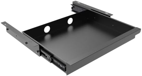 Under Desk Mounted Sliding Pull-out Drawer W 19.2" x D 13.4" by Unknown