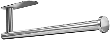 DEKAVA Under Cabinet Wall Mount Paper Towel Holder, Self-Adhesive Bar, Stainless Steel 13 inch (Bright Silver, 1) by DEKAVA