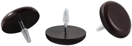 Furniture Glides Sliders-Furnigear PTFE (Teflon) Chair Leg Movers Sliders for Carpet Surface - Move Your Furniture Easy & Safely - Best Floor Protector (7/8" Nail, Brown-24 Pack, not for Wood Floors) - Image 6