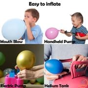 AFTERLOON® Biodegradable Balloons 24 pcs Pastel Pink 10 Inch, Matte Color Thickened Extra Strong Natural Latex Helium Float, Colorful Bulk Color ballon Globos Para Decoration De Fiestas Kids