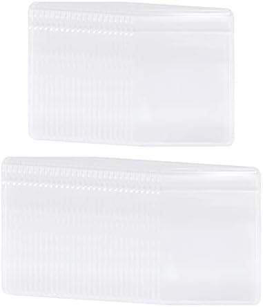BAGSMART Jewelry Bags 50 Pcs Small Ziplock Rings Bags 2 x 3 Inch PVC Earring Packaging Sealing Zipper Clear Plastic Pouch Transparent Jewelry Organizer (Hanging Bag Is Not Included) by BAGSMART