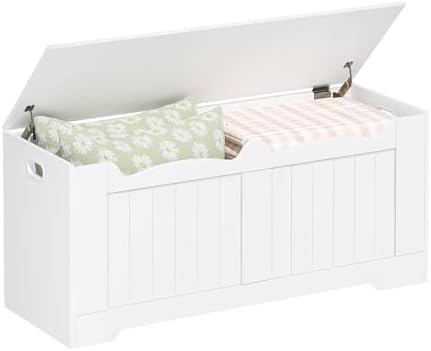 Hzuaneri 43 inches Farmhouse Storage Chest | 55 Gal | Pure White by Hzuaneri