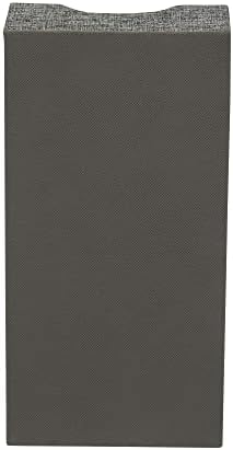 Household Essentials Organizer Tray Accessory in Fabric‑Covered Sturdy Drawer Organizer with Three Compartments, Graphite Gray, Set of 2 - Image 7