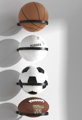 Corner Garage Ball Storage Rack, Wall Mount Ball Holder Space Saving - Image 2