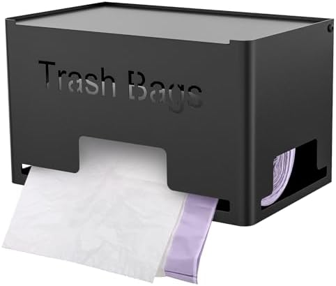 STWWO Extra Large Trash Bag Holder, Garbage Bag Dispenser Holder, Black by STWWO
