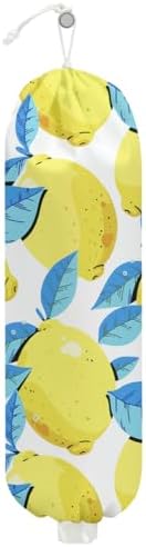 Lemon Plastic Bag Holder, Lemon Gifts Wall Mount Grocery Bag Holder by Unknown