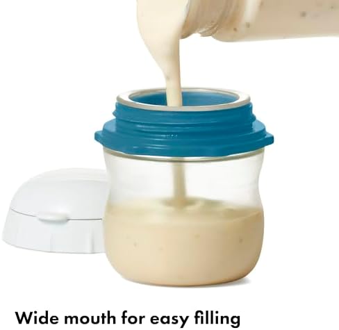 OXO Good Grips Prep & Go Silicone Squeeze Bottle - 2.3 oz, Ocean Blue - Image 5
