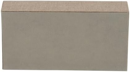 Household Essentials Brown 722-1 Deep 3 Section Drawer Organizer Box for Storage | 12 in x 6.13 in x 3.13 - Image 5