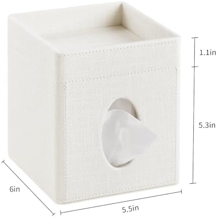 PU Leather Tissue Box Cover Square Tissue Box Holder Tissue Holder - Image 7