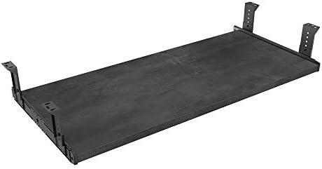 FRMSAET Slide Out 20/24/30 inch Keyboard & Mouse Tray (30 in, Black Rock) by FRMSAET