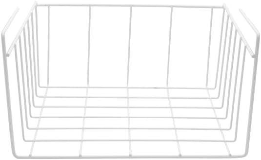 YBM Home Under Shelf Wire Basket Storage Organizer for Kitchen Pantry - Hanging Storage Cabinet Organizer Rack Adds Extra Storage Space Underside the Shelf (6, Medium) - Image 3