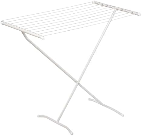 Honey-Can-Do Collapsible Clothes Drying Rack – Sturdy Metal X-Frame, Space-Saving Towel & Laundry Rack for Indoor/Outdoor Use, Foldable Design for Laundry Organization by Honey-Can-Do