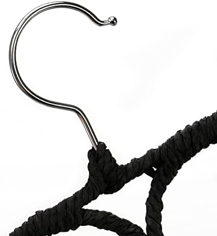 Tosnail Pack of 2 Scarf Hanger Holder Organizer Space Saver for Tie, Belt, Scarves, Socks - Black - Image 5