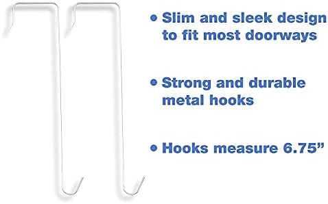 Delta Children 4 Pocket Over The Door Hanging Organizer - 2 Pack, Easy Storage/Organization Solution - Versatile and Accessible in Any Room in the House, Beige - Image 3
