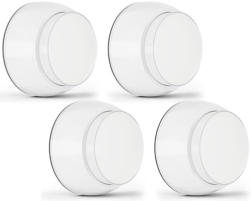 4PCS Door Stopper Wall Protector, Door Stoppers for Wall, White by Sckeinwg