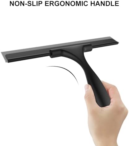 SetSail Squeegee for Shower Glass Door, 10 Inches, Black - Image 3
