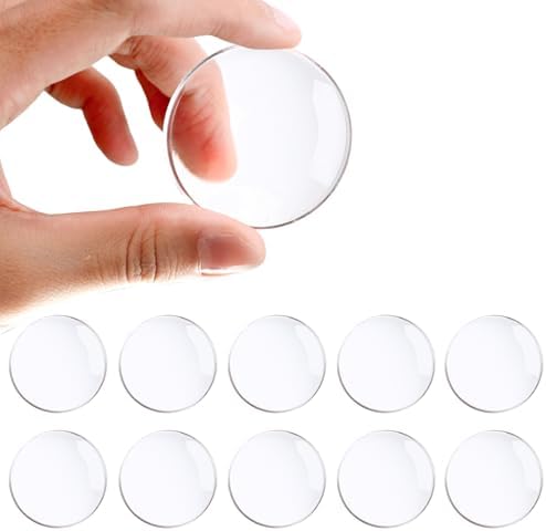 Door Stoppers for Wall, 2" Clear Silicone Door Knob Wall Protectors 10 Pack by Etybetopstar
