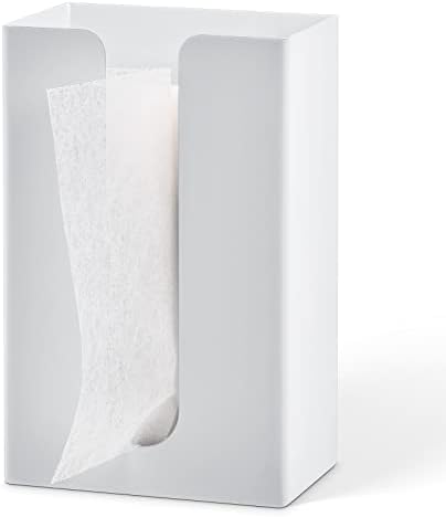 Magnetic Dryer Sheet Holder,Dryer Sheet Container Dispenser,Metal,White by SUBEKYU