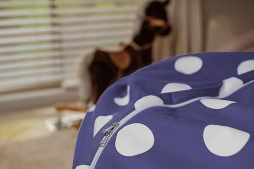 WEKAPO Stuffed Animal Storage Bean Bag Chair Cover for Kids - Image 4