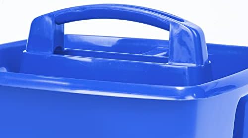 Storex Classroom Caddy, 9.25 x 9.25 x 5.25 Inches, Assorted Colors, Color Assortment Will Vary, Case of 6 (00940U06C), Small Caddy (Pack of 2) - Image 4
