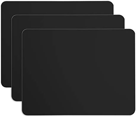 Gartful Silicone Sheets for Crafts, 3PCS Resin Jewelry Casting Molds Mats, Multipurpose Table Cover Placemat, Counter Top Protector Pad, Nonskid Nonstick, Black(15.7 x 11.8 inches) by Gartful