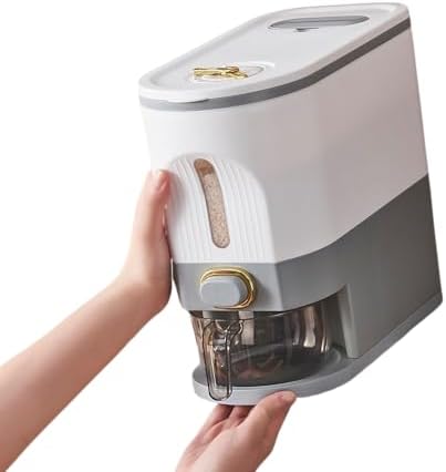 Sooyee 11Lbs Rice Dispenser,Rice Container with Lid by Sooyee