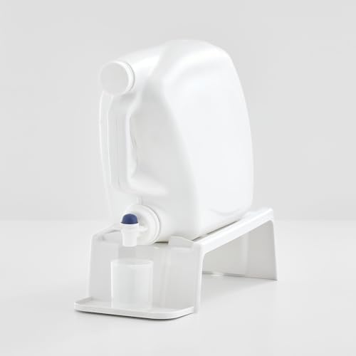iDesign Laundry Detergent Holder Stand, White - Image 3