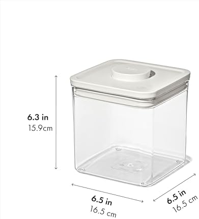 OXO Pet Food Storage POP Container - 2.8 Qt/2.6 L, Whisker Gray - Image 6