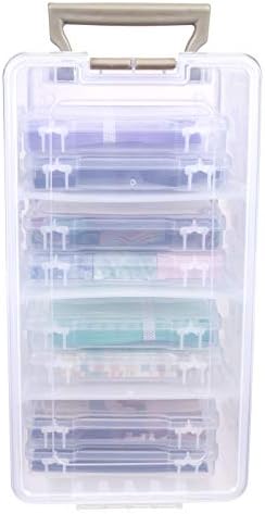 ArtBin Semi Satchel Photo Organizer Set with 8 Inner Cases, Clear - Image 2