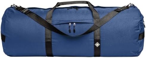131L Travel Duffle Bag, Heavy Duty Ripstop Gym Weekender Bag, Pacific Blue by NorthStarSports