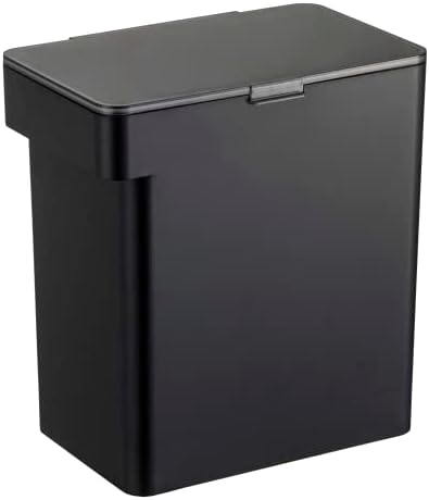 YAMAZAKI Home Pet Food Storage Container, Airtight, Lid and Handle, Black by Unknown