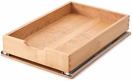 Pull Out Cabinet Drawers - 9x2 Size Options (10-29'W,18-21'D), Pre-Assembled with Soft Close Slides, Solid Beechwood, Easy Installation(DRAWER-14x16) by Unknown