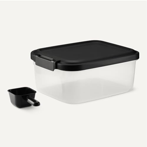 Amazon Basics Pet Food Storage Container, BPA-Free, Detachable Scoop, Secure Seal, 10lbs - Image 3