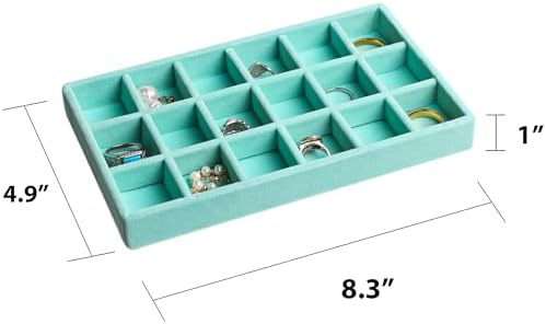 Frebeauty Jewelry Trays for Drawer,Set of 4 Jewelry Organizer and Storage - Image 2