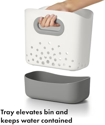 OXO Tot Stand Up Bath Toy Storage Organizer, Large, 7.1 L - Image 2