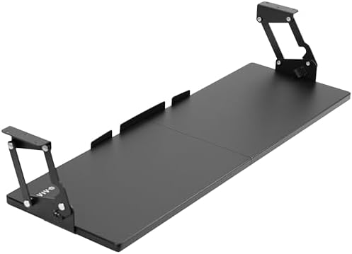 VIVO Black Under Desk 34 x 11 in Adjustable Keyboard Tray, MOUNT-KB34S by VIVO