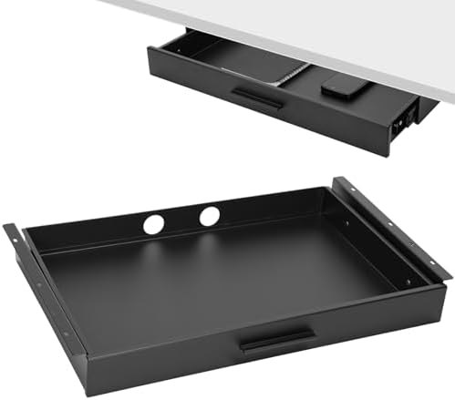 Menkxi 22 x 14 in Under Desk Drawer,Slide out Storage Organizer Heavy Duty by Menkxi