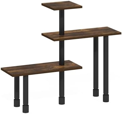 Furinno Turn-N-Tube Kitchen Countertop Organizer, 3-Tier Corner Countertop Organizer Shelf, Corner Shelf, for Kitchen, Pantry, Organizers and Storage, Amber Pine - Image 6