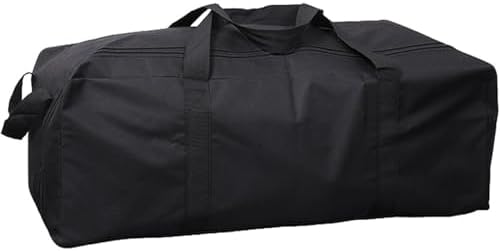 54L Lightweight Duffle Bag with Side Zipper, 0.99lbs Ultra Light 600D Waterproof Weekender Bag for Travel & Gym, 27 Inch Foldable Sports Bag for Men & Women, Packable Overnight Tote (54L) by YLTQQT
