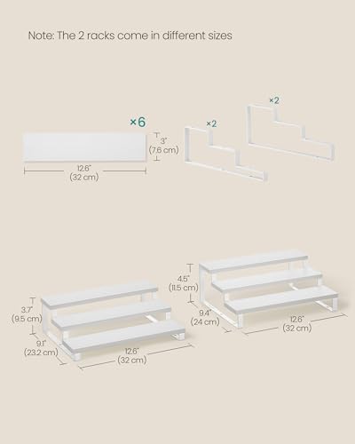 SONGMICS Display Risers, Perfume Organizer Stand, Cupcake Stand Holder - Image 6