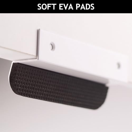 RVPEKUPE 2-Pack Under Cabinet Foot Pull for Trash Drawer, White 4" - Image 4