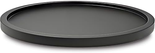 14" Black Bamboo Lazy Susan Organizer Kitchen Turntable for Cabinet Pantry Table Organization by AUAM